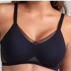Honeylove Crossover Bra Black Size L